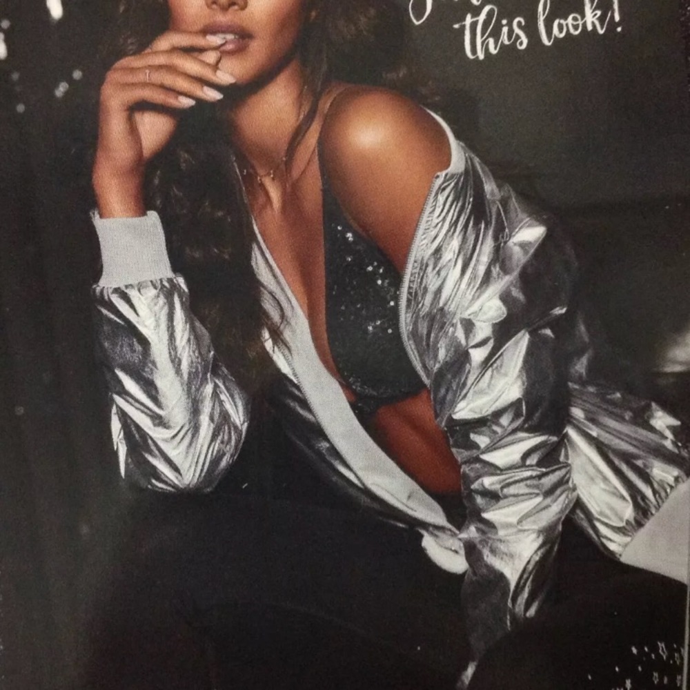 Foil Bomber Jacket